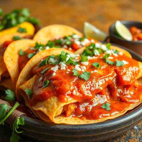 Traditional Honduran Enchiladas Recipe - Crispy, Saucy & Easy